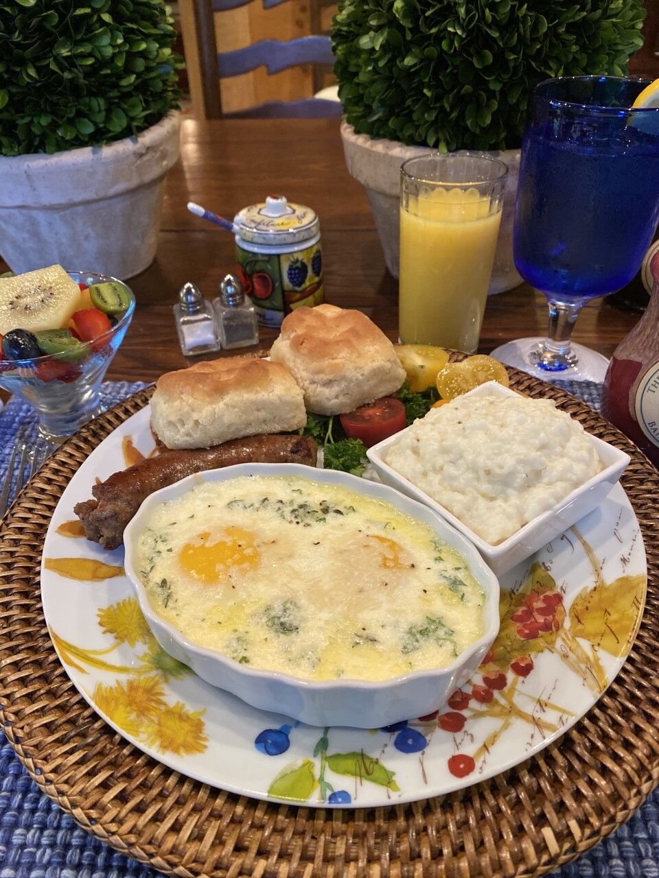 Breakfasts at River Run are decadent and prepared fresh from scratch every morning